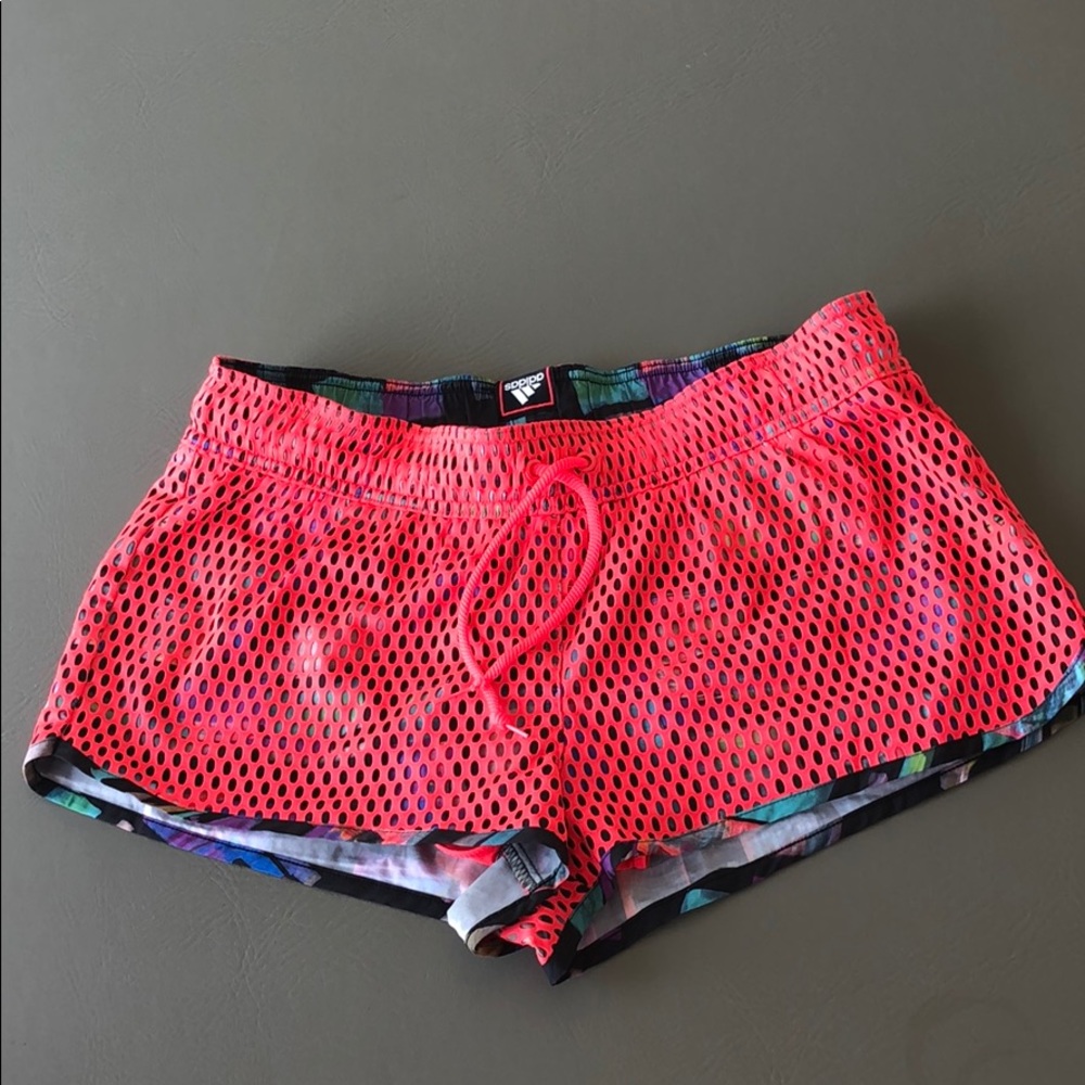 Adidas athletics shorts. Super fun color.